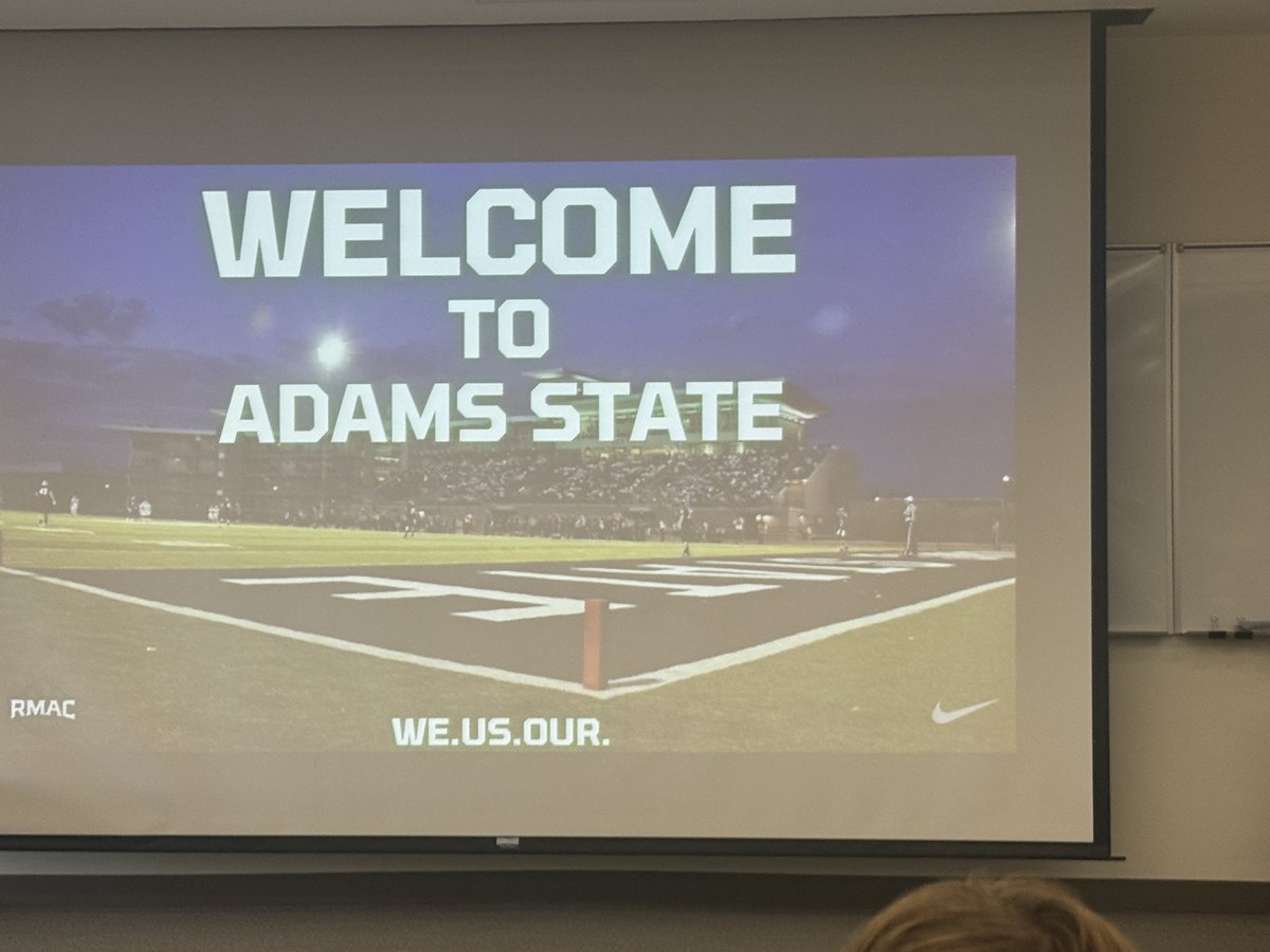 Thank you coach <a href="/Coach_Kizewski/">Caleb Kizewski</a> and thank you <a href="/asugrizzliesfb/">Adams State Football</a> for inviting me out for a game day visit, I had a great time and was happy to share the day with my friend and teammate <a href="/MarekBollig/">Marek Bollig</a>