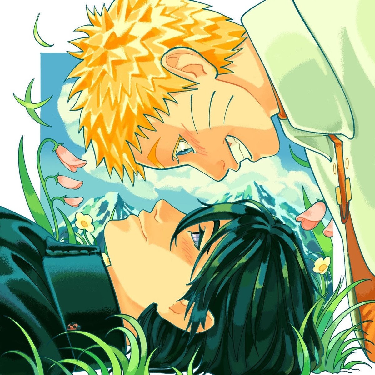 dokirosi's tweet image. Usuratonkachi 🍥🍅 Naruto &amp;amp; Sasuke