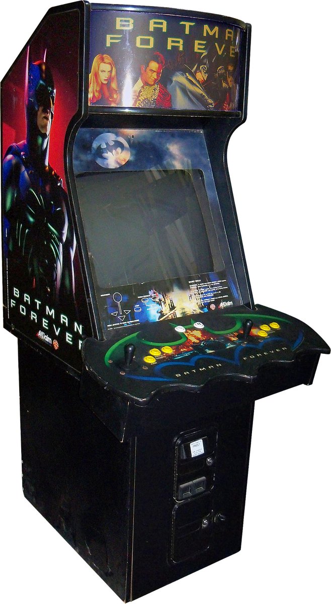 Drove 5 hours to save this Batman Forever #arcade from being scrapped! They had three people trying to remove it from a basement and they couldn’t do it so it was going to be broken apart to be throw out. I told them hold it till I can get there 🦇#batman #retrogaming #gameroom
