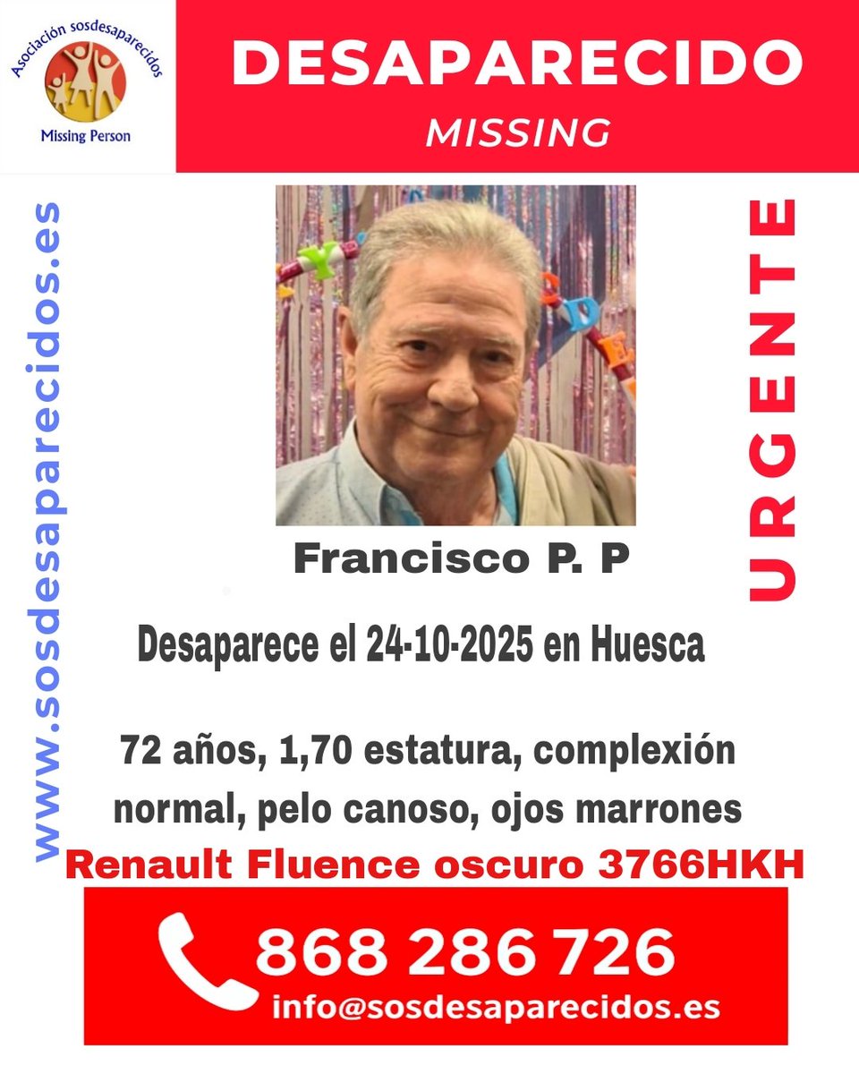 ALERTA DESAPARECIDOS (@sosdesaparecido) on Twitter photo 🆘 DESAPARECIDO
#sosdesaparecidos #Desaparecido #Missing #España #Huesca
Fuente: sosdesaparecidos
Síguenos <a href="/sosdesaparecido/">ALERTA DESAPARECIDOS</a> 🆘 DESAPARECIDO
#sosdesaparecidos #Desaparecido #Missing #España #Huesca
Fuente: sosdesaparecidos
Síguenos <a href="/sosdesaparecido/">ALERTA DESAPARECIDOS</a>