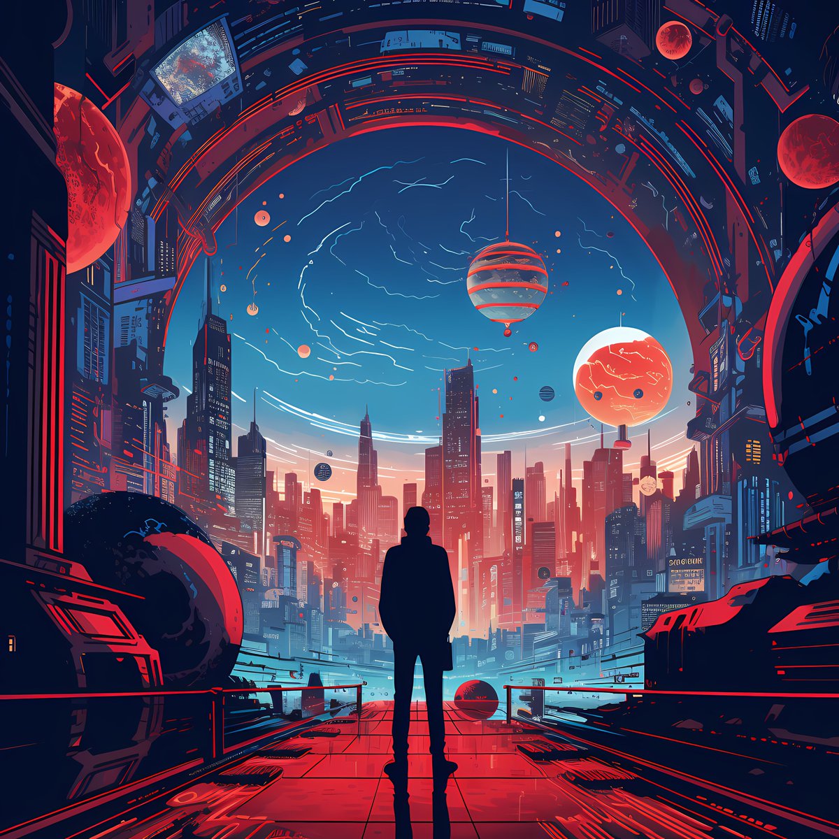 TMindobili's tweet photo. Some sunsets aren’t endings — they’re upgrades. 🌇#NeonSkies #DigitalWanderer #FutureCity #NewHorizons #DreamBeyond https://t.co/KAWK4WHMuJ
