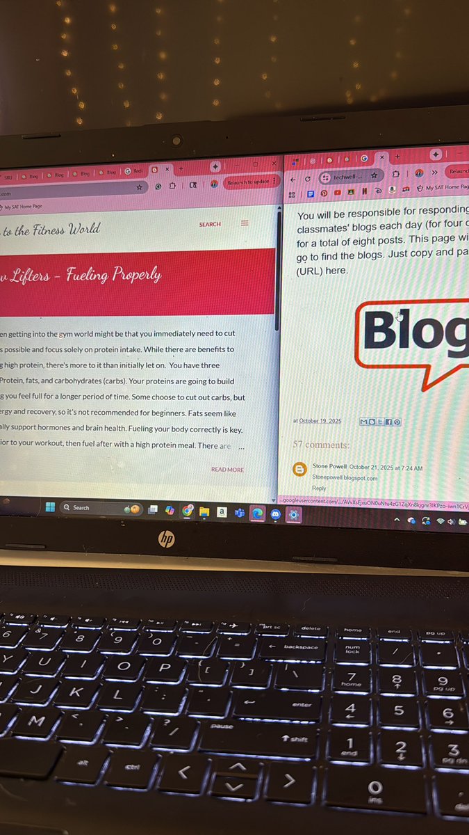 haley_brownn's tweet photo. Don’t forget to work on your blog! #techwell https://t.co/9czozspta8