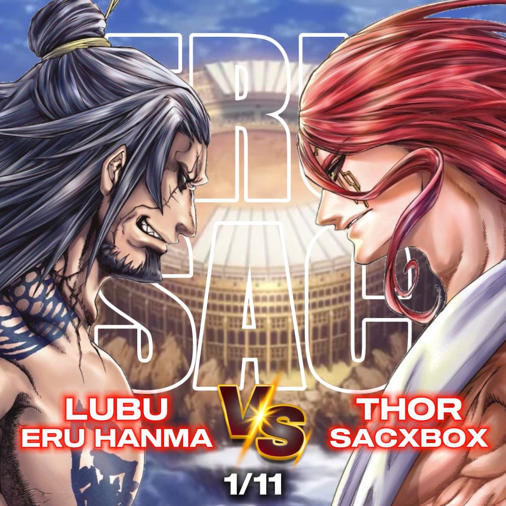 CAST DE LU BU VS THOR

Lu bu por <a href="/Eru_Hanma/">Eru Hanmavidad 🇲🇽🇧🇷</a> 
VS
Thor por <a href="/sacxbox25602/">SACXBOX</a> 

La primer batalla entre las dos bestias del Ragnarok! Y recuerden, Humanos vs dioses sale el 1 de Noviembre!