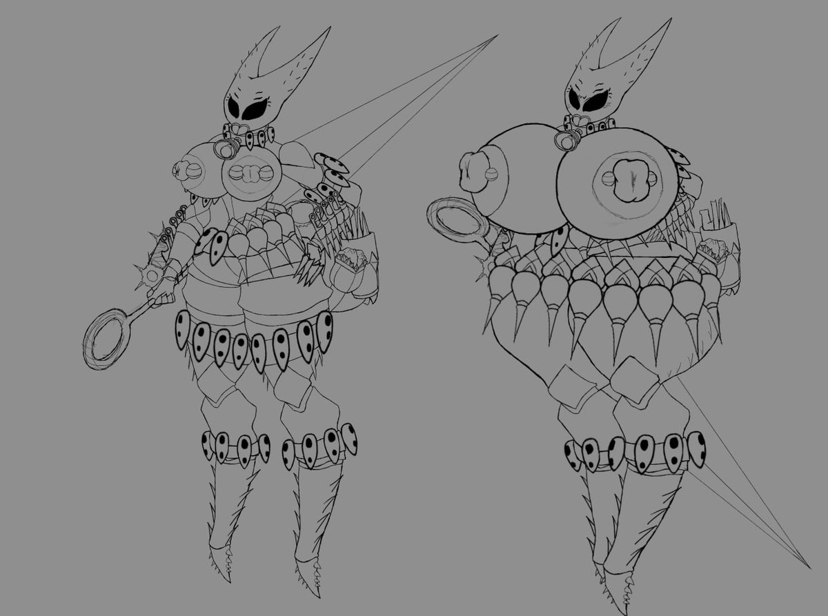 ForfallM43005's tweet image. The line took much longer than I thought (sorry) 
 Well, I tried a new brush, I hope you like it too, and maybe tomorrow there will be color and stuff like that ;)