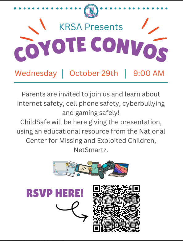 Please join us this Wednesday at 9 AM for a presentation from Child Safe.
