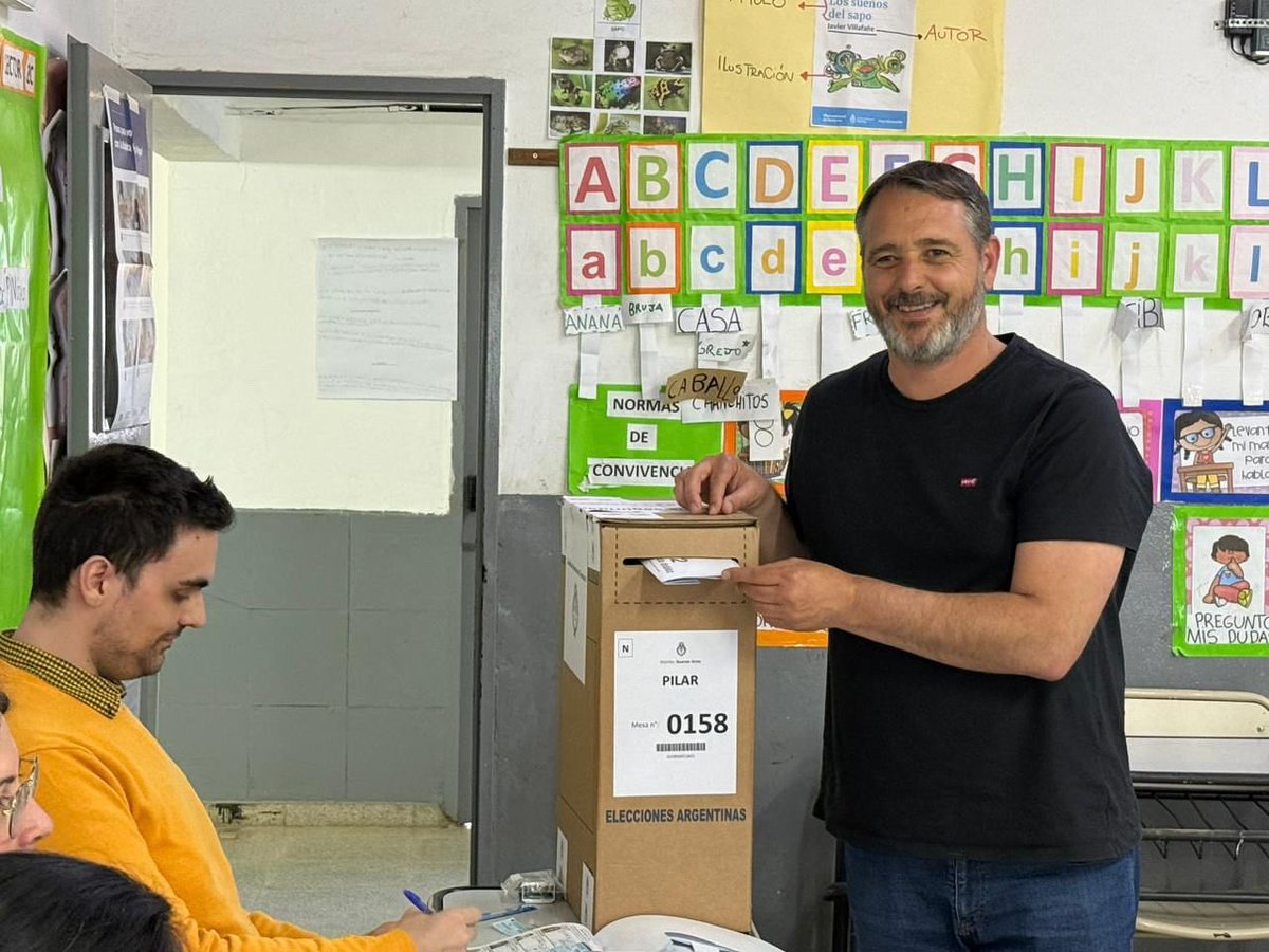 Recién voté en Pilarica 💪🏻❤️🇦🇷

Una jornada muy importante, donde podemos expresarnos y decidir sobre el futuro que queremos para la Argentina.