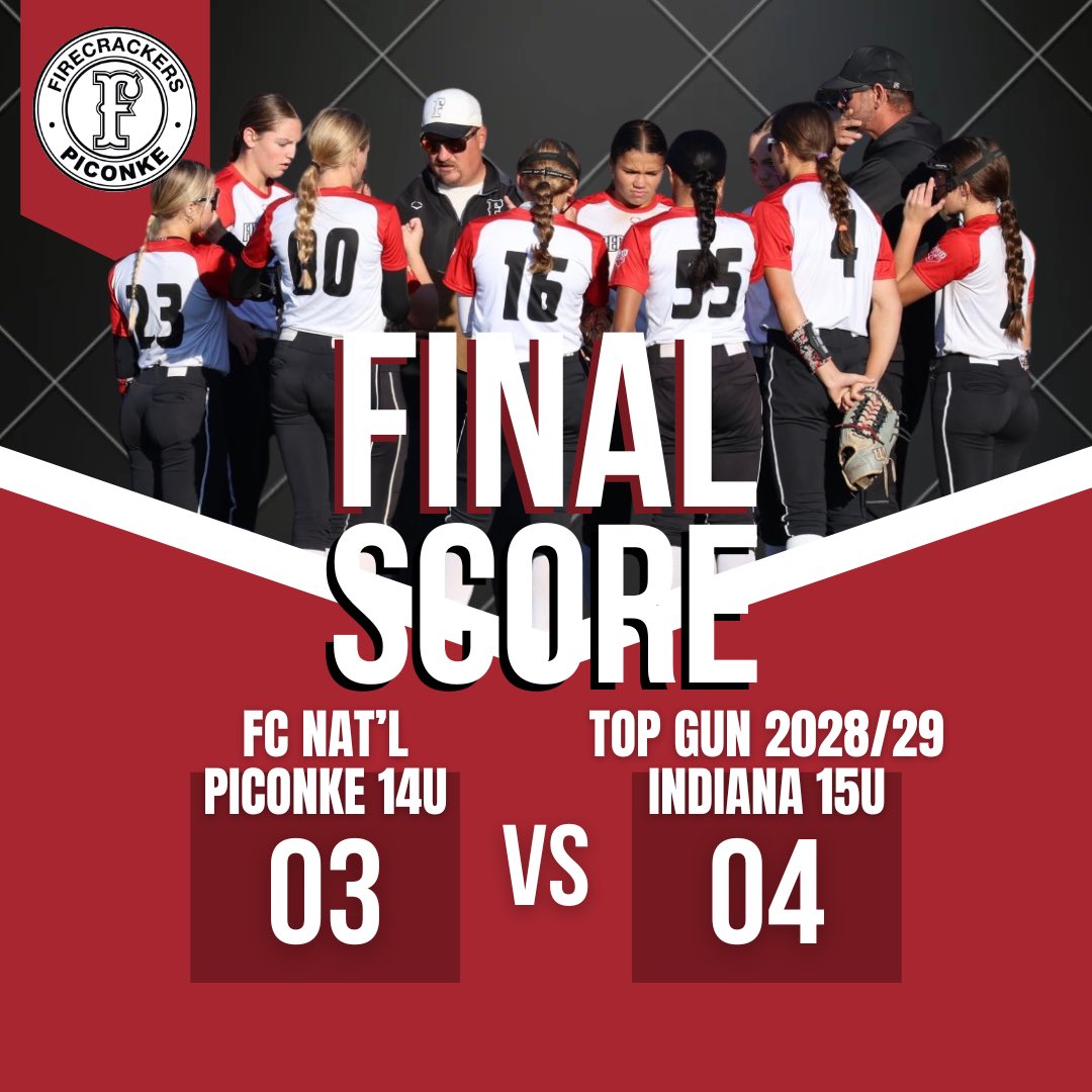 FCNatlPiconke's tweet image. Dropped a tough one to a solid Top Gun 2028 team. Great game played by both sides! 

#FCStrong #ClassOf2029 #ClassOf2030 #showcase #softball @FirecrackersMI @d1fastpitch1 @PrepFastpitchSB @thealliancefp @AGLSoftball