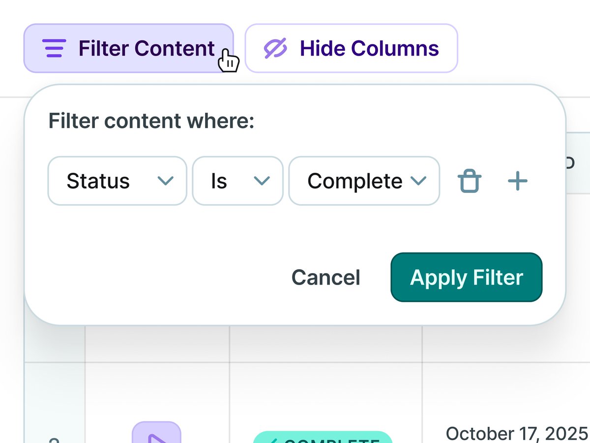 maxburnside's tweet image. Content filter dropdowns deserve nicely considered design details, too.