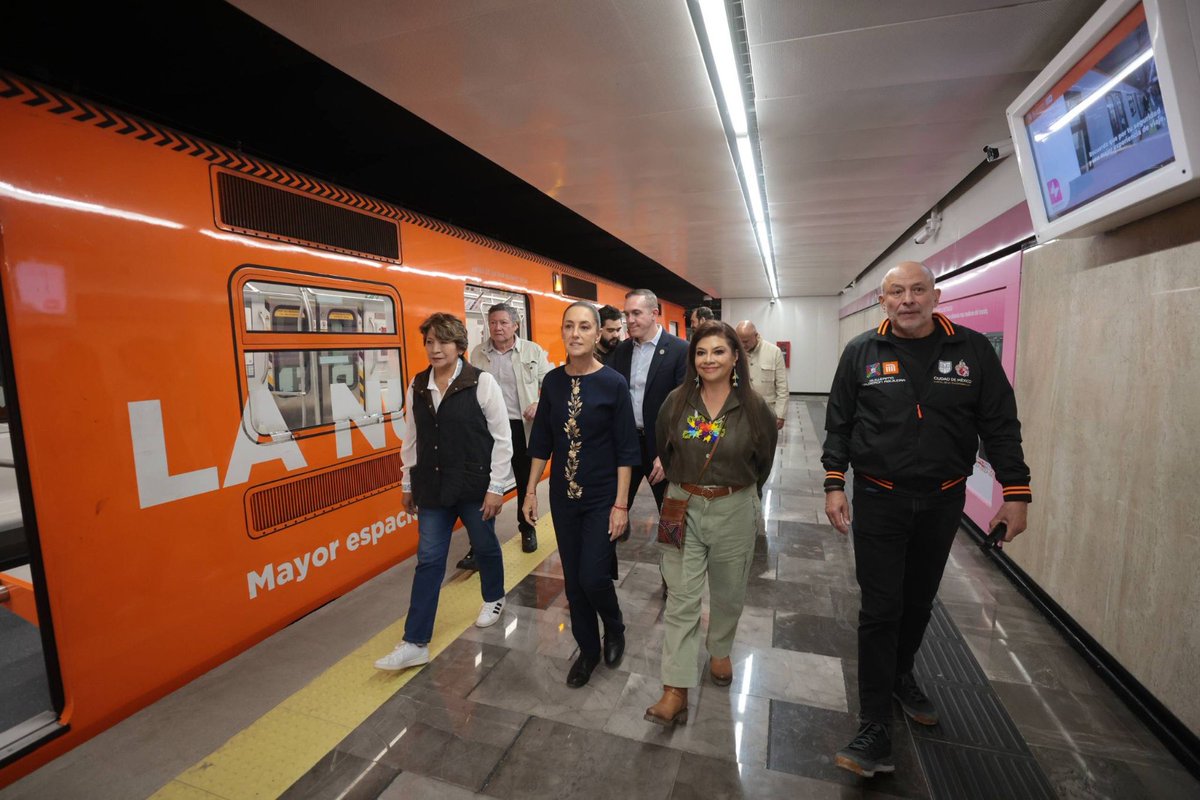 La presidenta <a href="/Claudiashein/">Claudia Sheinbaum Pardo</a> supervisa la modernización de la terminal Observatorio en la Línea 1 del Metro de la Ciudad de México.

Más y mejor movilidad para todos y todas.

acortar.link/XHtFY0