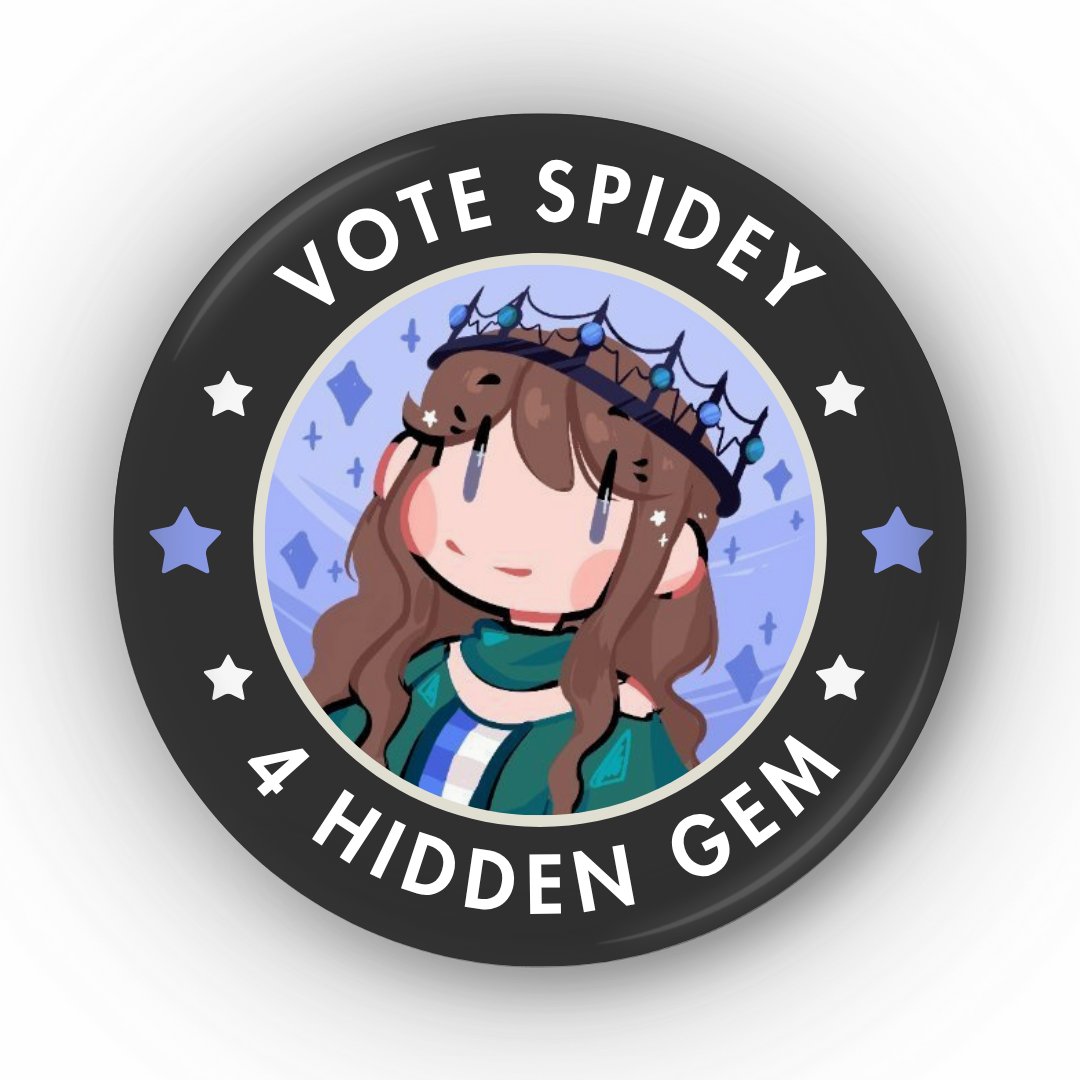 VOTE FOR SPIDEY, DON'T PRETEND 😱
HIDDEN GEM, 'TIL THE END 😆

IN NEED OF A PFP? HERE YOU GO...
📢SPREAD THE WORD📢 
#SPIDEY4HIDDENGEM