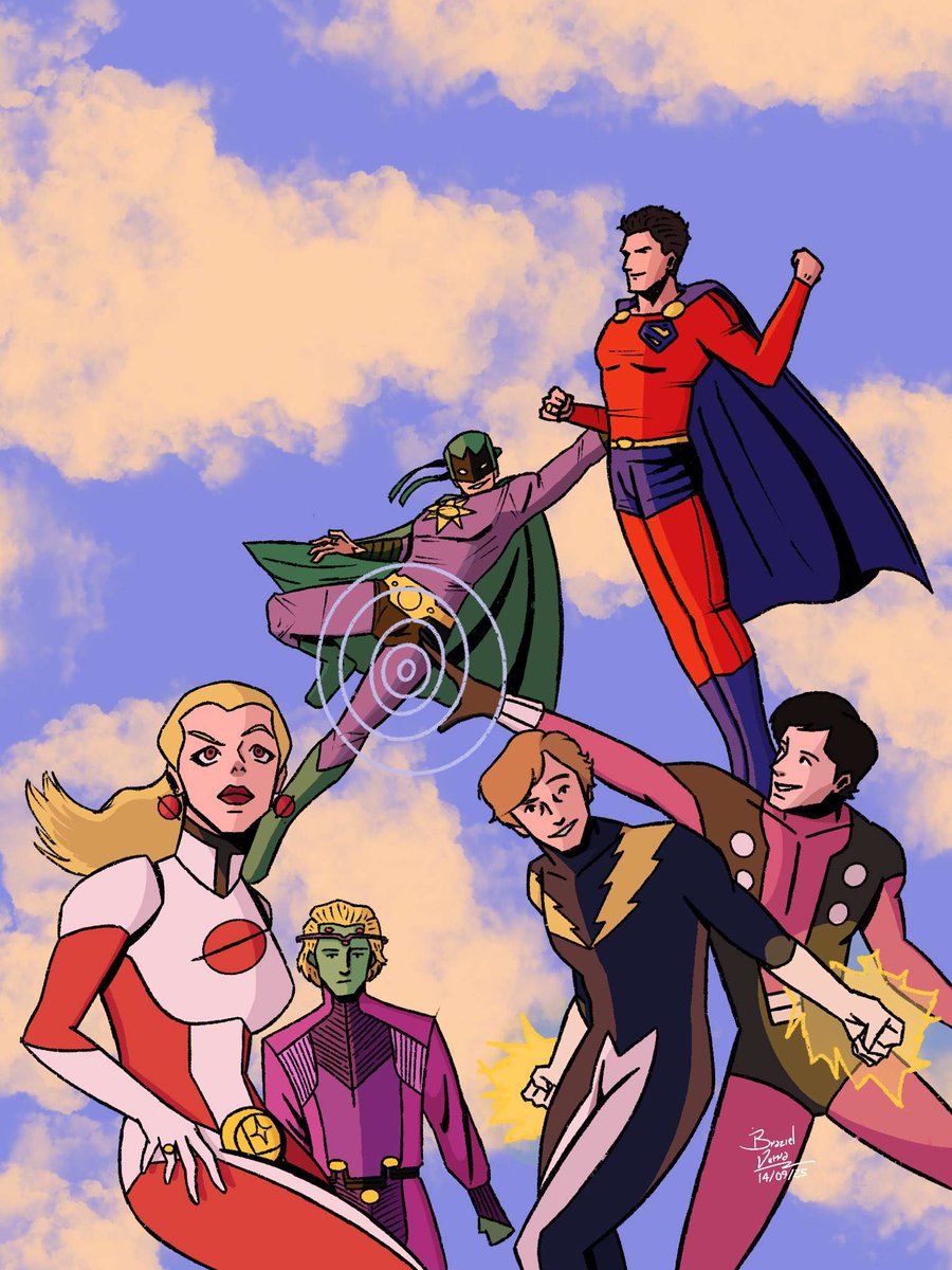 Os heróis do amanhã, de hoje e além ✨️

SUPERMAN: UM AMANHÃ MELHOR
escrito por <a href="/PedroSwamp/">Cavaleiro Branco ✨</a> 

A LEGIÃO. Arte por <a href="/BrazielDutra/">Jão-Desenhos</a>