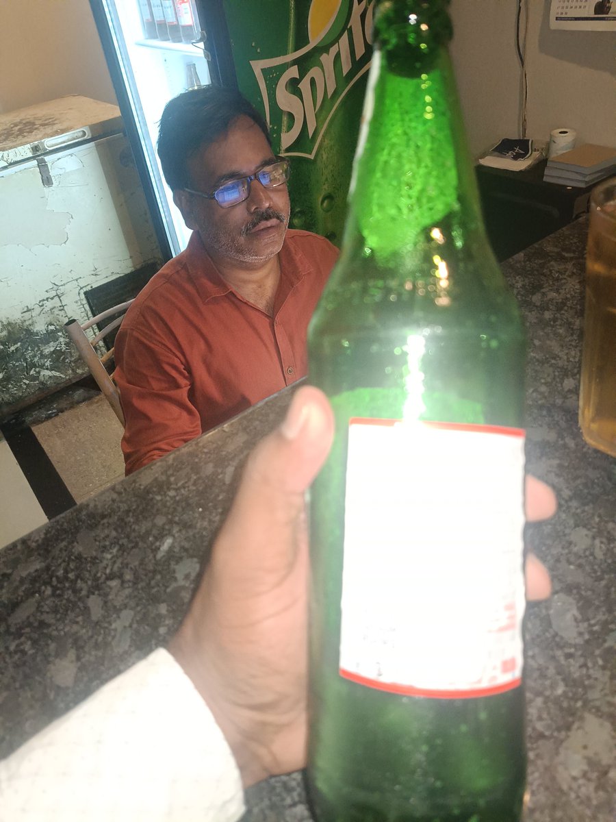 panadwad's tweet photo. @Collector_NZB respected sir, in the vamshi economy bar , we got a dead creature in kingfisher beer on 25/10/2025 at 8.22pm. please take action against this. @MLA_NZBRural @cfs_telangana @MOFPI_GOI @kingfisherworld https://t.co/mGwAQjDDbE
