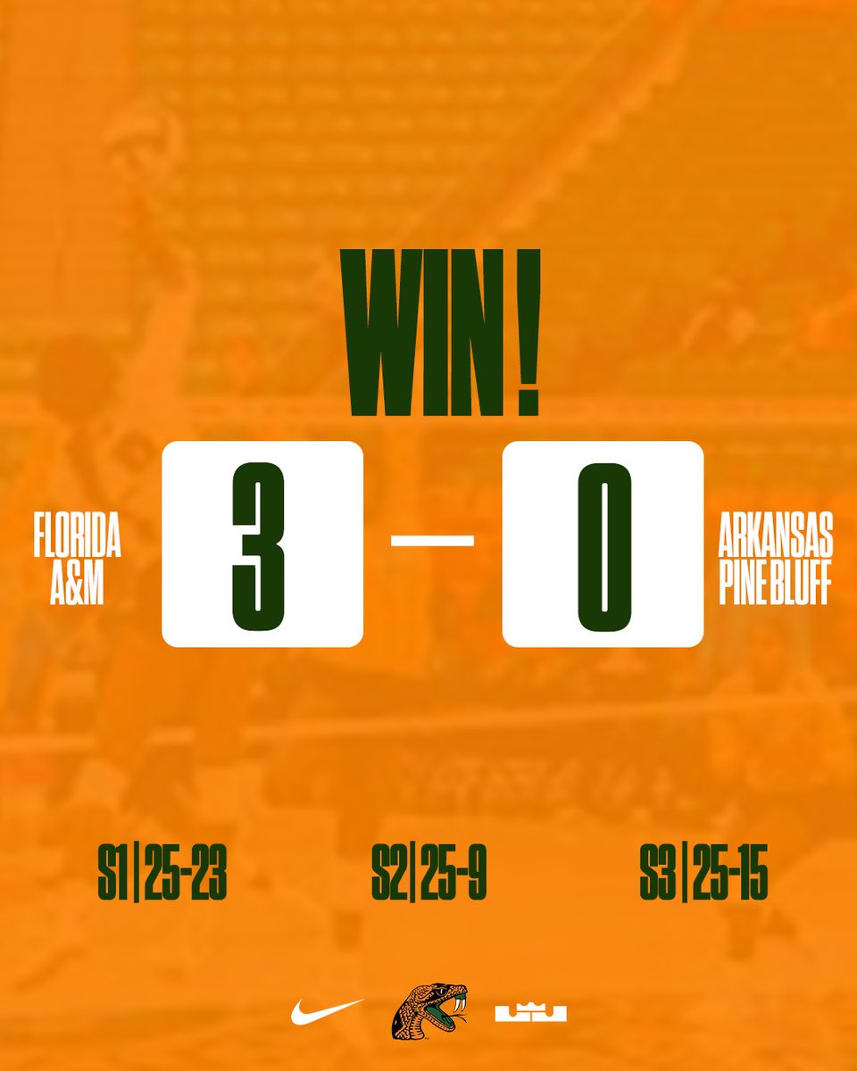 FAMU_VB's tweet image. A dominate sweep to finish off the weekend!
#FAMU | #Rattlers | #FangsUp๐