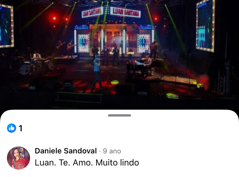 lsfeelingc's tweet image. oi daninha de 9 anos atrás, vc realizou seu sonho de ir em uma gravação de dvd do @luansantana 😭❤️