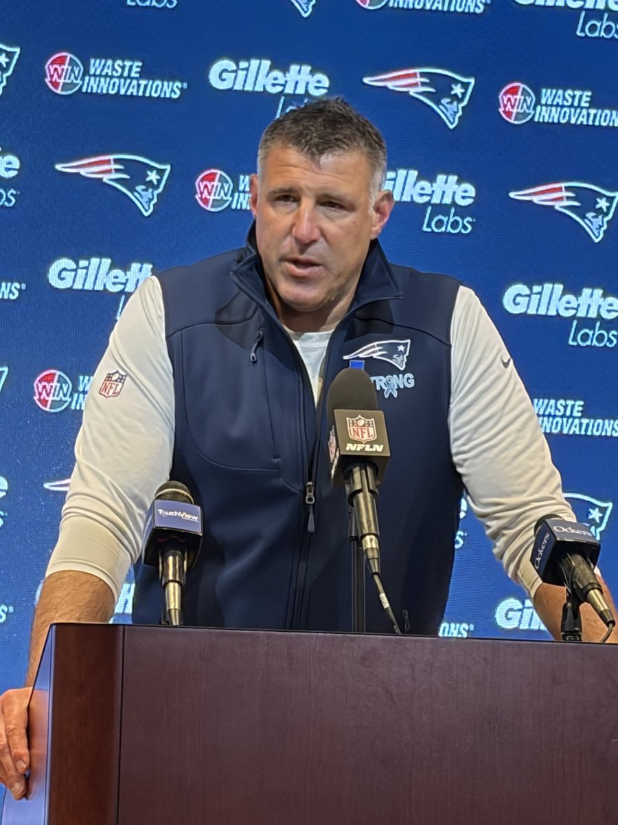 Mike Vrabel after a blowout win that gives the Patriots five straight victories:
“There’s so much more to improve.”