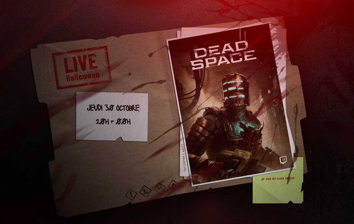 Vulcanone_'s tweet photo. Stream Halloween le 30 octobre à 20H https://t.co/2bvSW4L3rd