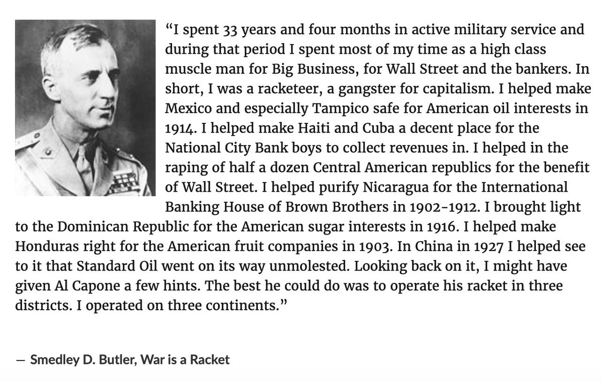 Remember that the military was never there to keep you safe. It’s there to keep global capital safe.