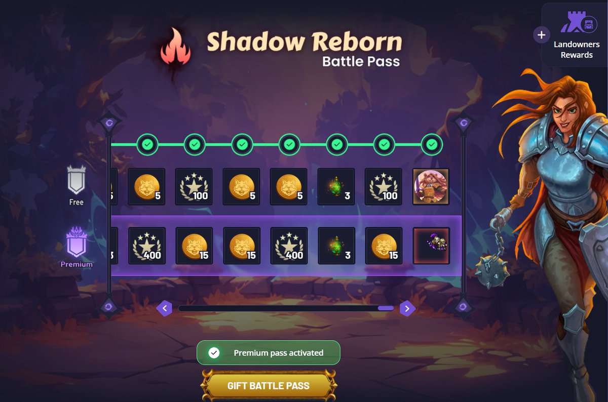 Yesterday I reached level 50 and finished the entire battle pass! Just need about 500k Silver more and I’ll be able to upgrade to Large Land.

I might not make it onto the leaderboard this season, but it’s been an amazing experience for me with <a href="/RavenIdle/">RavenIdle</a> in this first season! I