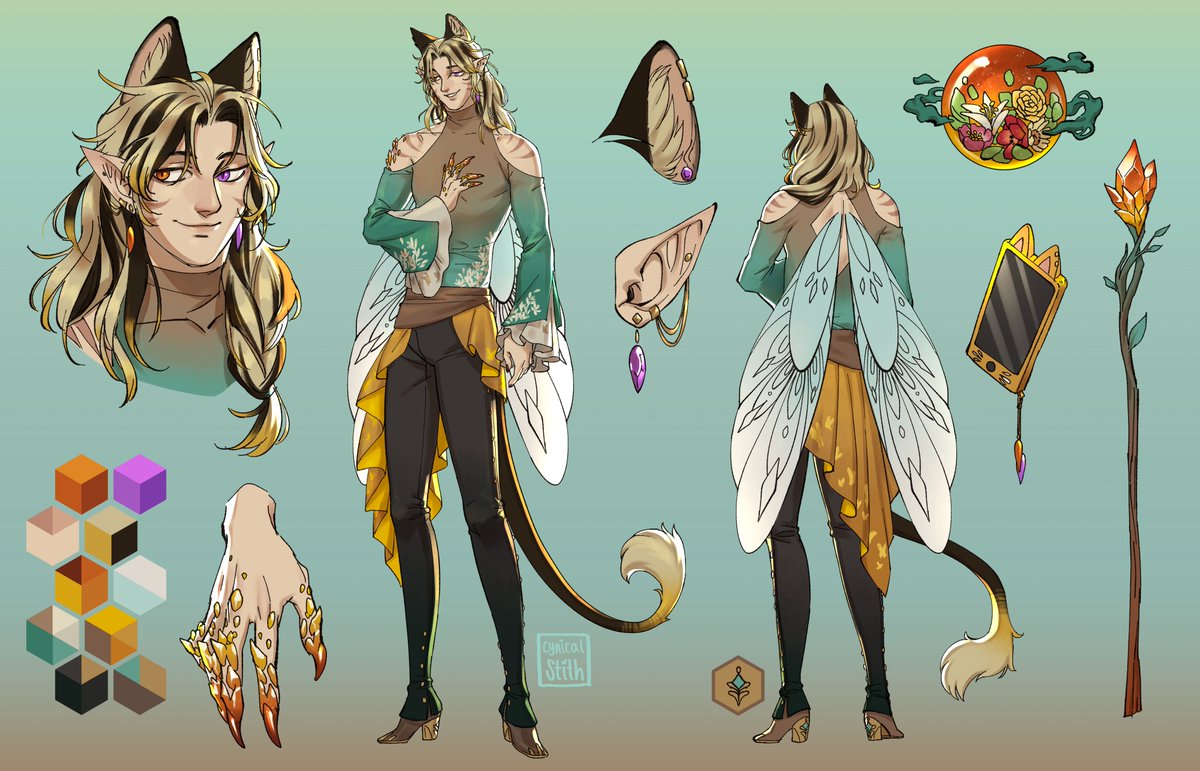 TinyKitbee's tweet image. 🐾I'm Kitbee, the CatBee Vtuber!🐾🐝
I'm the Great Earth Spirit from the Spirit Forest.✨ 
So happy to meet you all!💕  

🌻Twitch: twitch.tv/tinykitbee
🌷Art tag: #KitBeeArt
🎨 by @/xStitched_Up