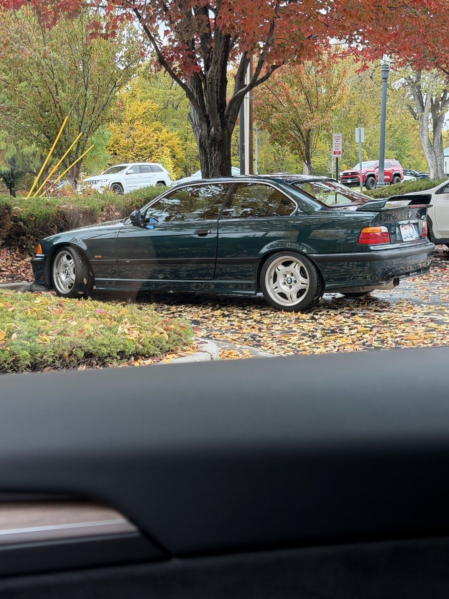 Immaculate fall vibes almost excuse the poor parking.