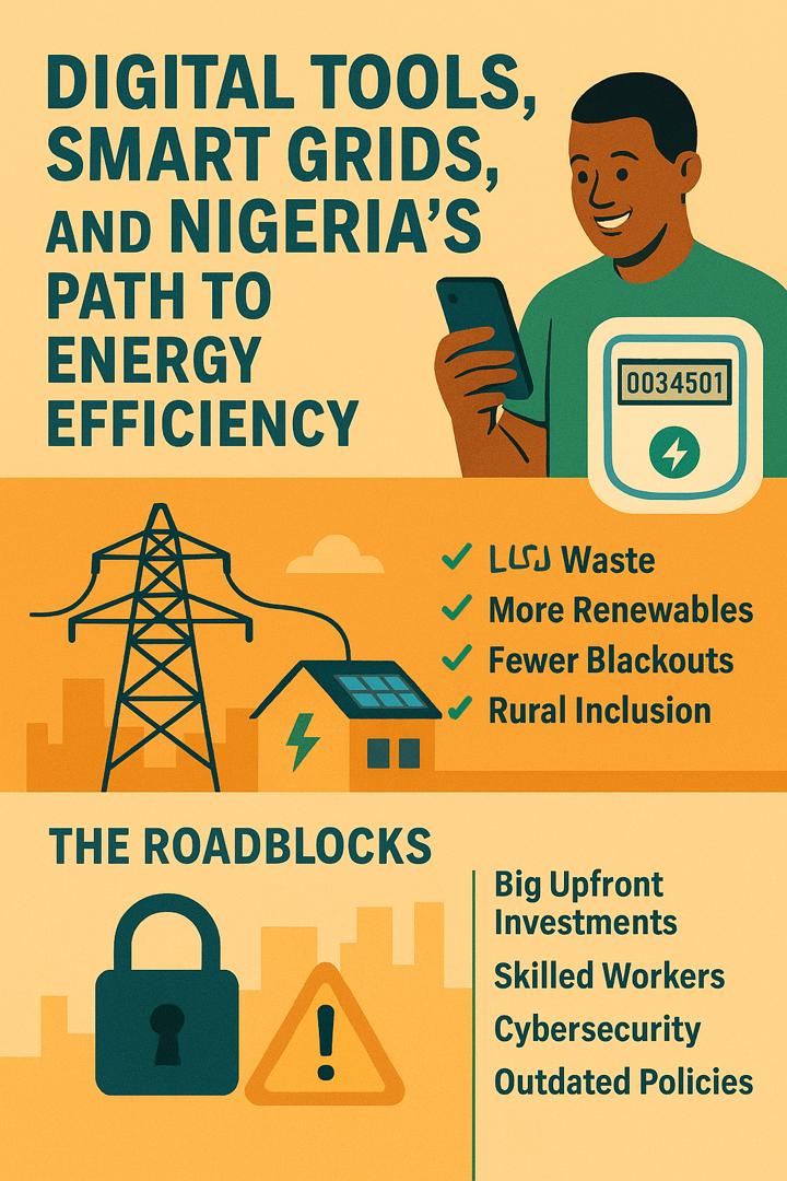 medaan_ng's tweet photo. Digital Tools, Smart Grids, and Nigeria’s Path to Energy Efficiency

https://t.co/NoF4vgcFEu

#BehindTheScenesthemovie #yamal #digitaltool #nigeria #naija #ElClasico #RideWithDavido #smartgrid #energy https://t.co/neWoWNcqDF