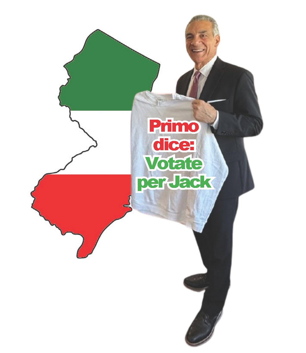 FLPrimoMagazine's tweet image. PRIMO ENDORSES JACK CIATTARELLI FOR NJ GOVERNOR
Best Choice for Italian Americans in the Garden State
Vote for Jack This Election Day

Please read at onlineprimo.com/primoendorsesc…