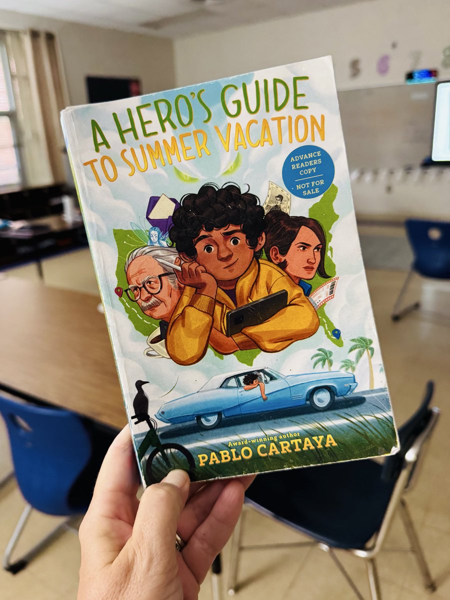 Be the hero of your own story. Find love and joy in the people and places around you. Gonzalo and his family learned how to show up for one another on their journey across the country. An epic story by <a href="/phcartaya/">Pablo Cartaya</a>. <a href="/KokilaBooks/">Kokila</a> #BookPosse
