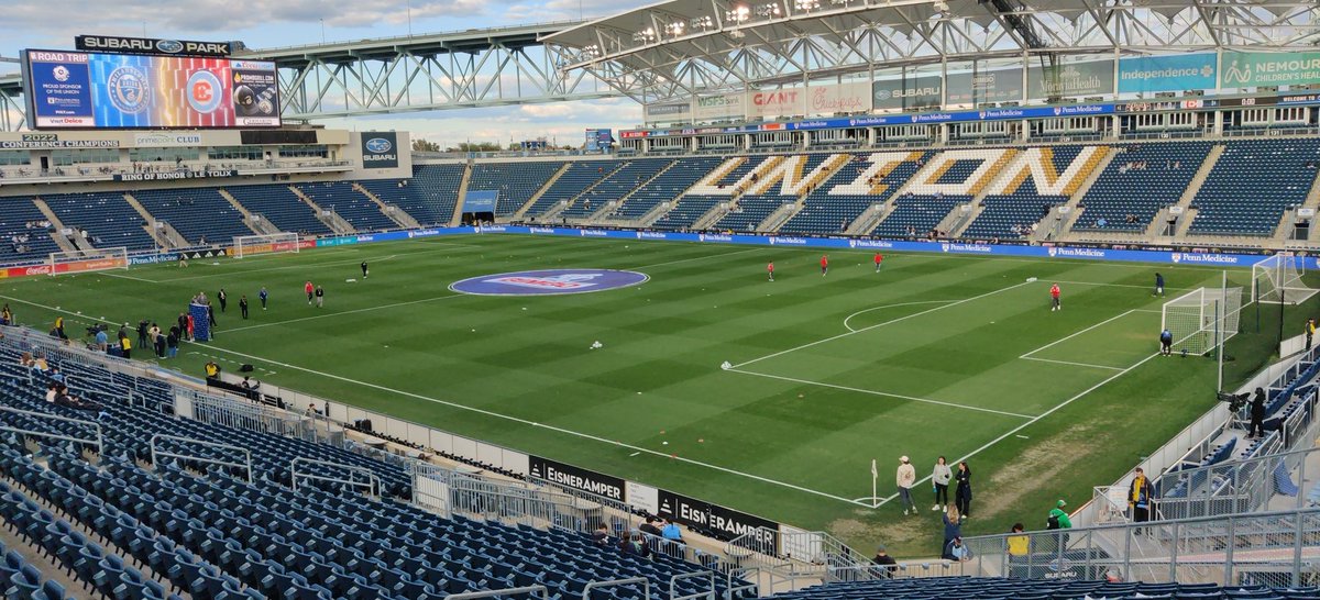 About to kick off.  The calm before the storm!!  <a href="/PhilaUnion/">Philadelphia Union</a> #doop