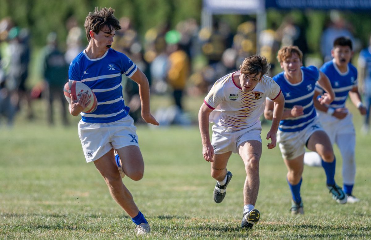 State Rugby 7’s Tournament update from Canton, OH:

Bombers win their second game 14-7 over West Shore to advance to the state finals, today at 4 PM vs St Ignatius! 

#GoBombers | <a href="/stxrugby/">St. Xavier Rugby</a>