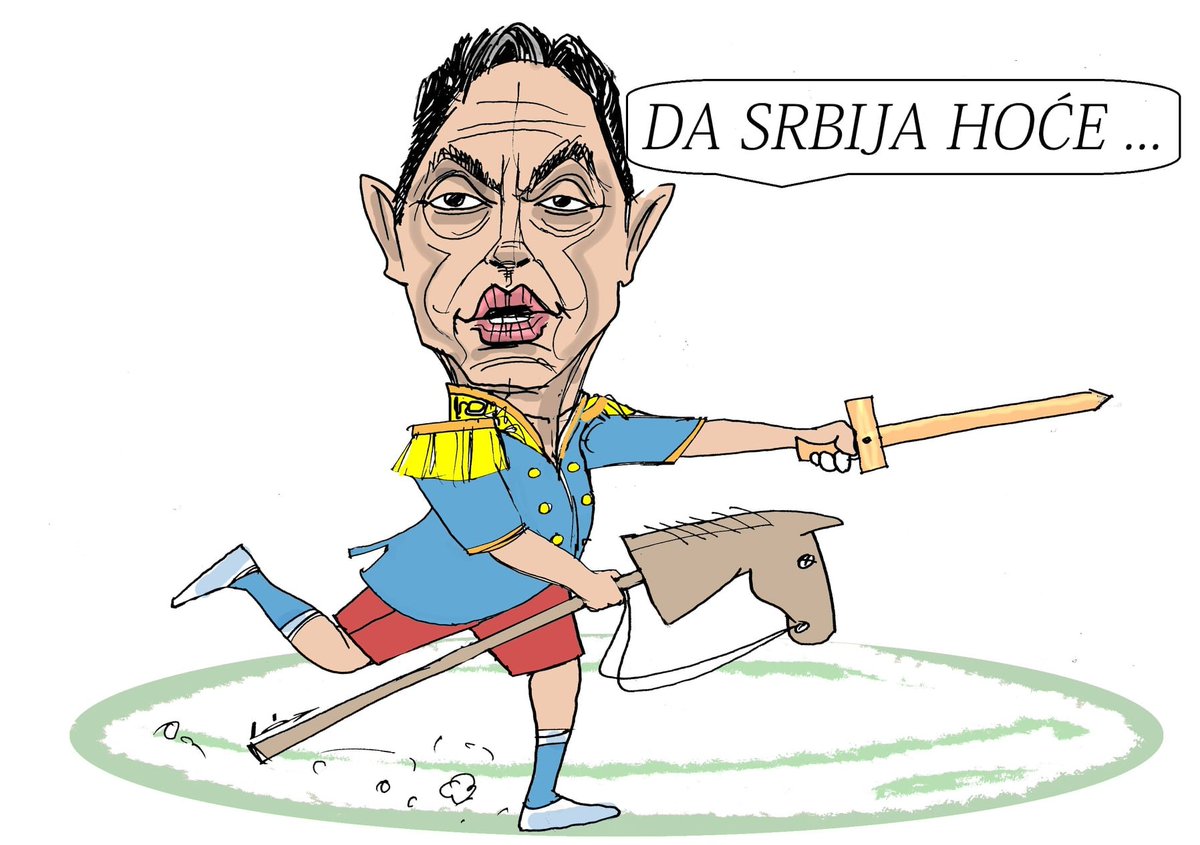 VUČIĆEV ZELENKO
Zašto su osedlali Vulina, pitanje je.
Da li zbog 1. novembra ili šalju poruku Andriji i Milanu.
Ipak naše najveće zlo nije Vulin, ni Vučić koji ga mamuza. Naše zlo, naša tuga i naša tragedija su nesretnici kojima oni komanduju, razni Mandići, Kneževići, Spajići...