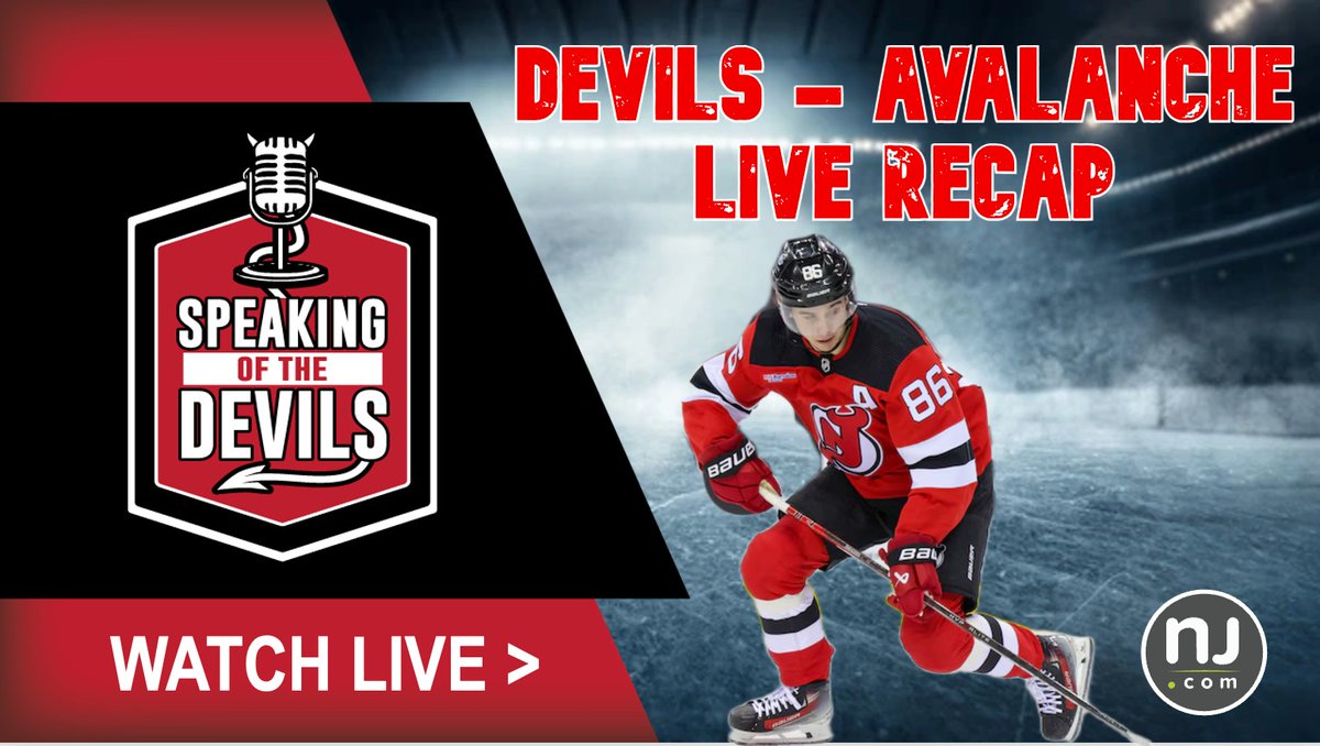 WE ARE LIVE

Join us on YouTube for our postgame recap. Come ask me questions!

#NJDevils beat the Avalanche, 4-3.

youtube.com/watch?v=yRszpc…