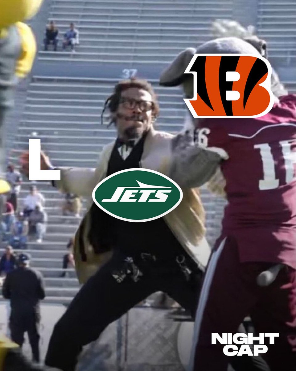 NightcapShow_'s tweet photo. Jets secure their first win of the season 😬

#NYJvsCIN #Nightcap https://t.co/nQtS1c7wjt