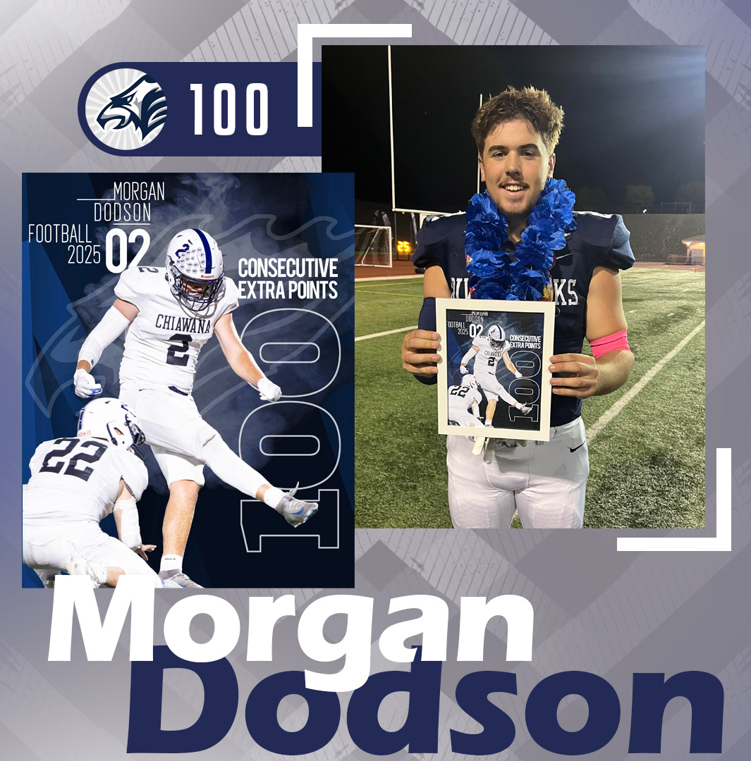 Morgan Dodson 100 Consecutive Extra Points!