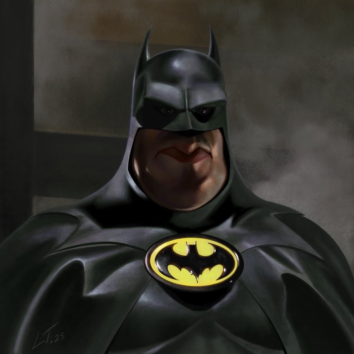 luistomasr's tweet image. Thumbnail 5 #procreate #batman #timburton #illustration #procreate #painting #character #darkknight