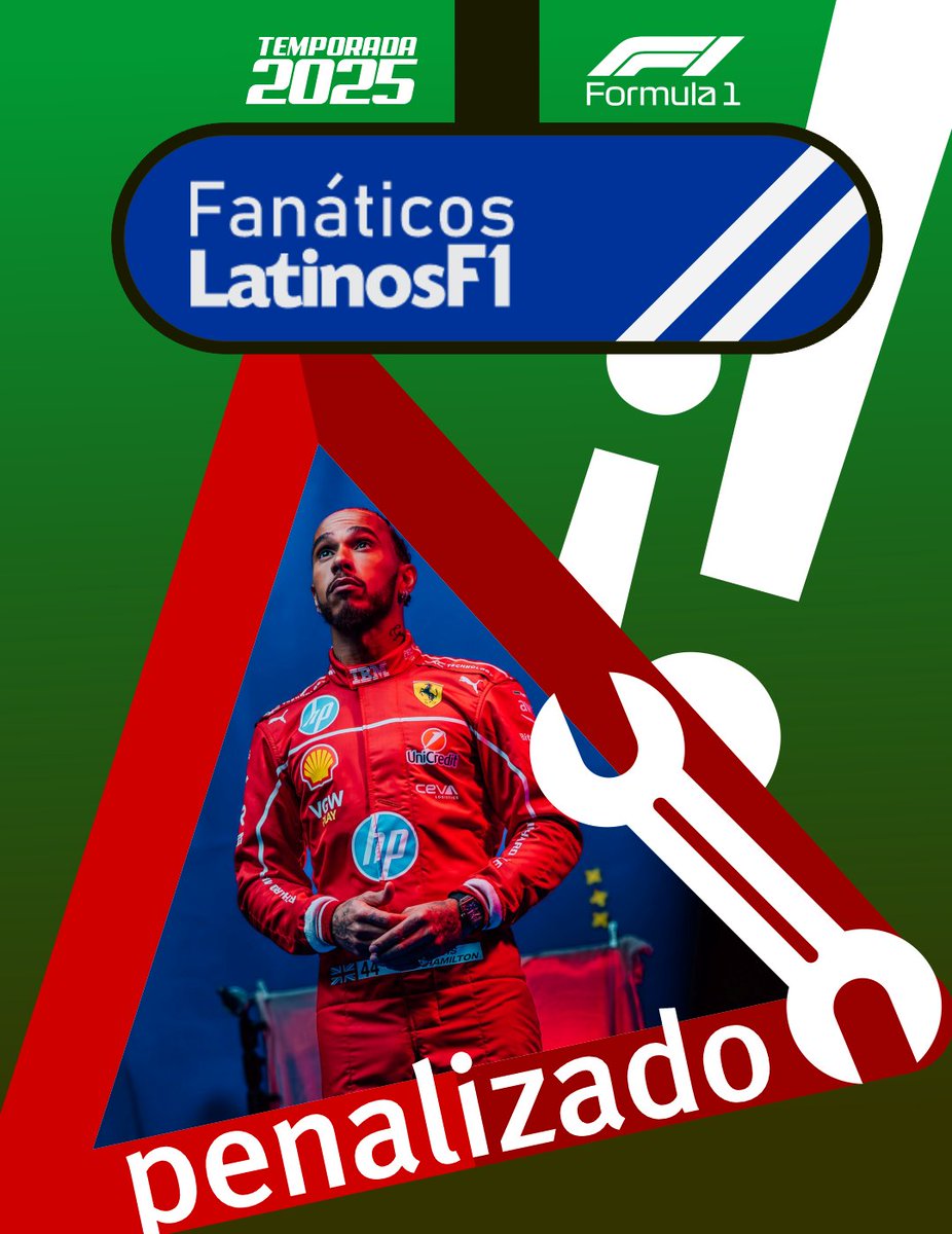 latam_f1's tweet image. PENALIZACION de 10 segundos #mexicogp #,f1fans #f1drivers #f1news #f1team