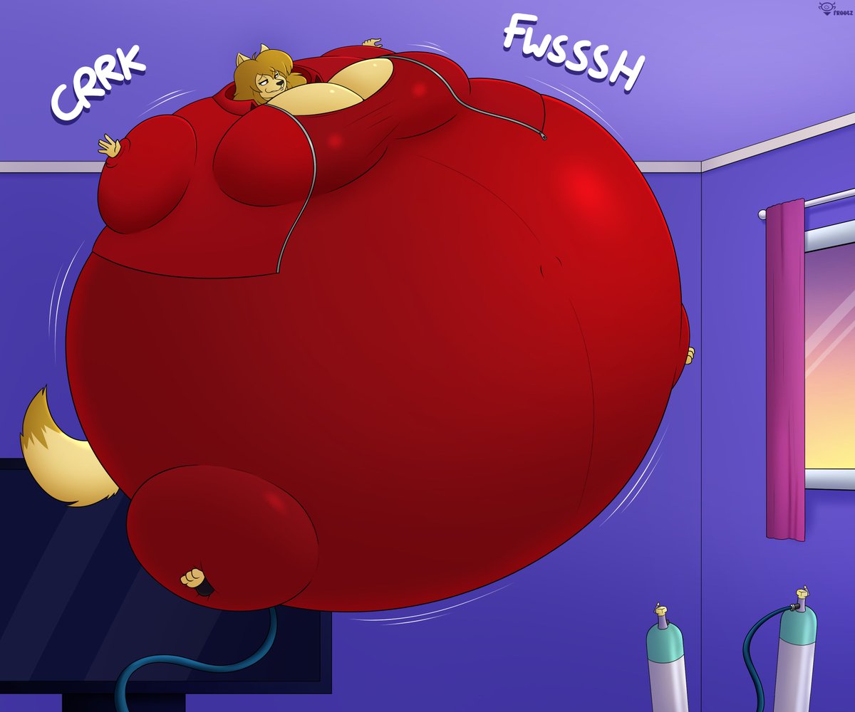 Frootz (@frootiebuck) on Twitter photo For <a href="/huskyfox1231/">Slush T. Husky @ ACFI</a> 
Julie's spending some well earned time filling out the living room with her suit. A one way ticket to feeling like a floating rubbery balloon
Character co owned by arrowny18 For <a href="/huskyfox1231/">Slush T. Husky @ ACFI</a> 
Julie's spending some well earned time filling out the living room with her suit. A one way ticket to feeling like a floating rubbery balloon
Character co owned by arrowny18