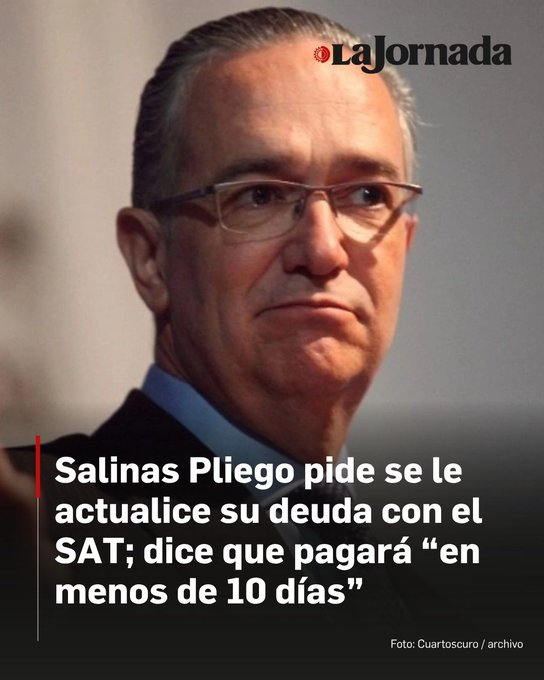 No ha pagado en más de una decada y quiere hacerlo en 10 días.

 ¿Ladronde?