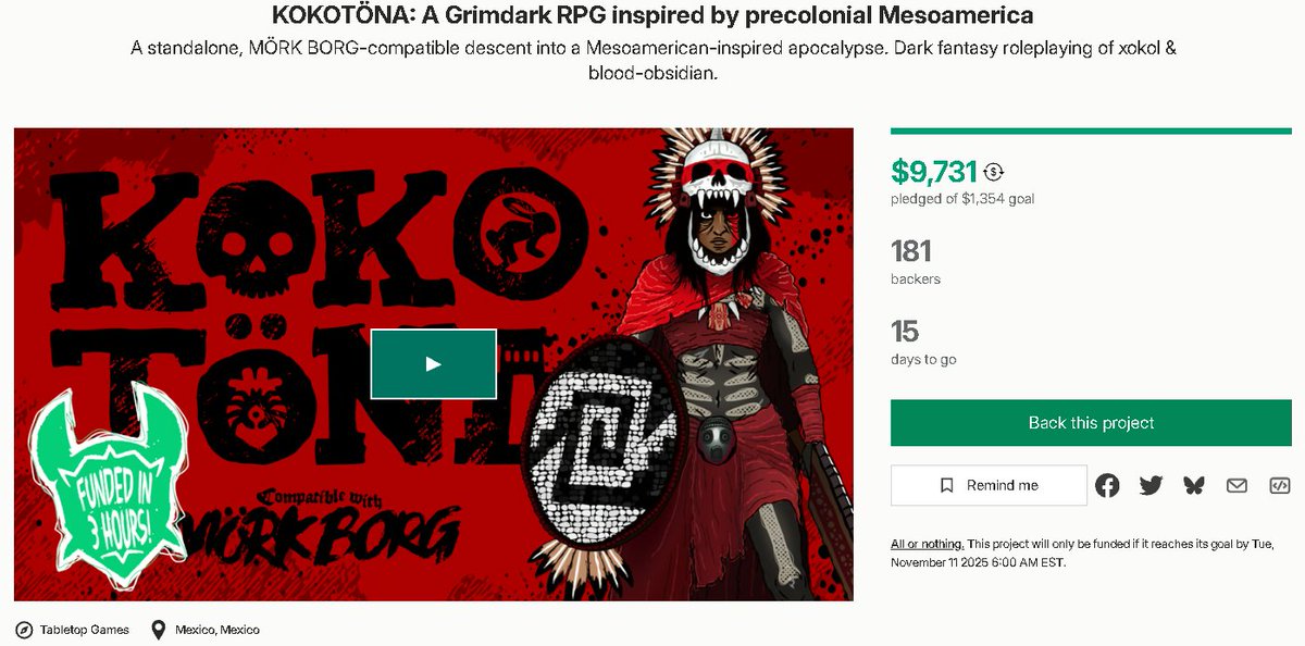 PsySadPenguin's tweet photo. Para todos los roleros de latam finalmente mi sueño se va a cumplir de ilustrar algo relacionado a MÖRK BORG, denle apoyo con este link!!!!! #RPG #Latam 
https://t.co/atlzO1S0Bv https://t.co/sWBefZ1gXw