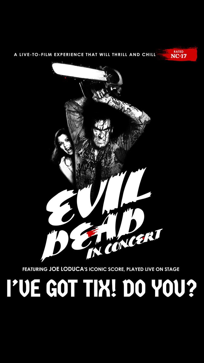 FunWithHorror's tweet image. Beyond stoked for Evil Dead in Concert tonight! 
evildeadinconcert.com
