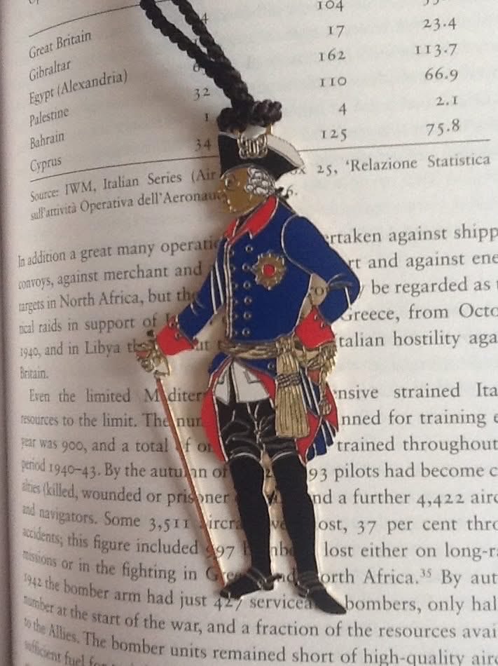 A favourite bookmark, a souvenir of Schloß Charlottenburg in Berlin.