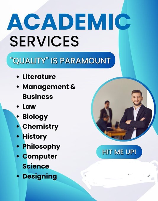 Pro_Assignment_'s tweet image. ✓Online Classes
✓Dissertation
✓Homework due
✓Test
✓Essay pay
✓Response
✓Biology
✓Physics
✓Economics
✓Math
✓essay help.
WhatsApp: +1 (415) 531-7905