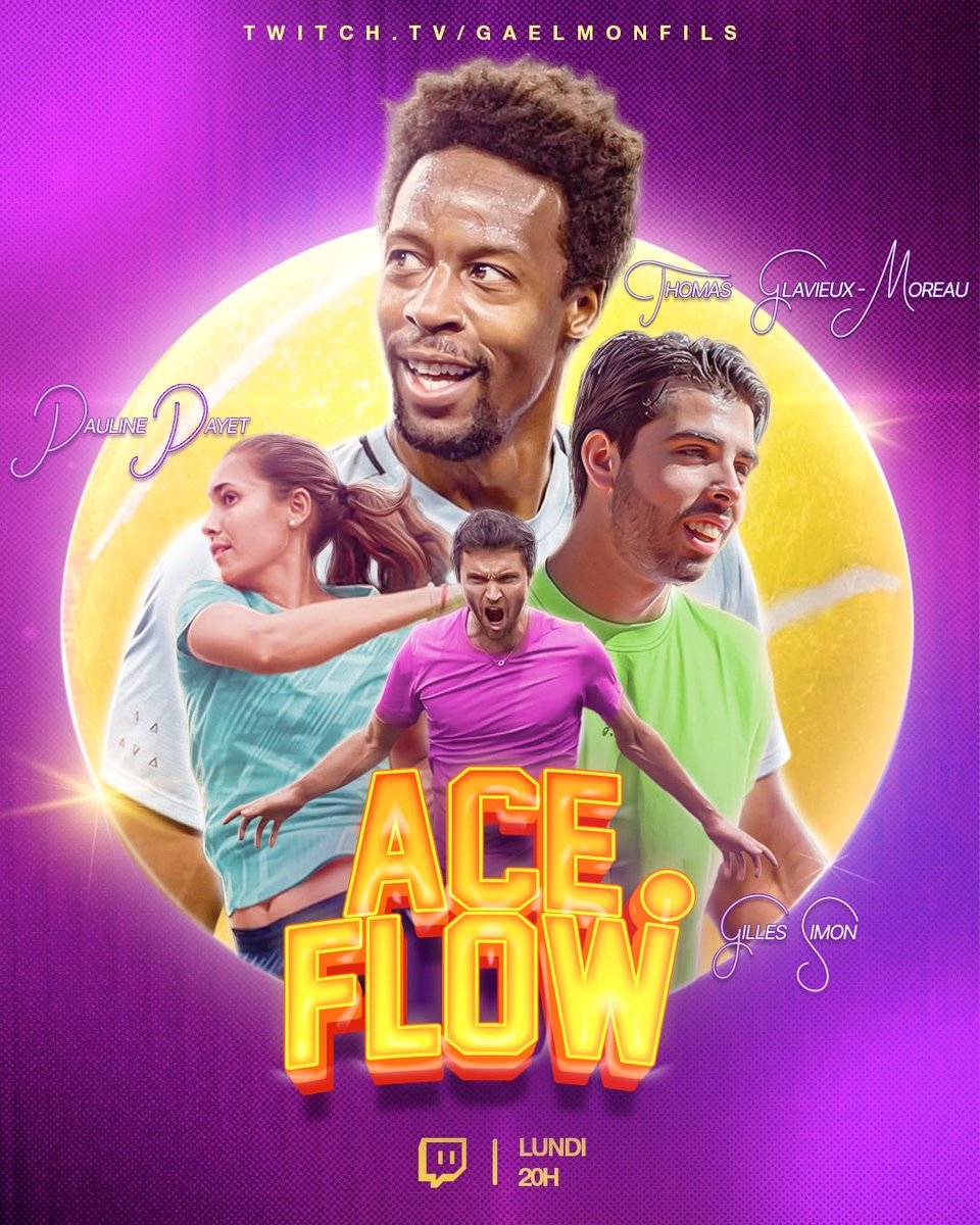 Nouveau Visuel pour Gaël Monfils ☀️🎨

J’avais également créé cette première version (qui n’a pas été retenue) ☝️