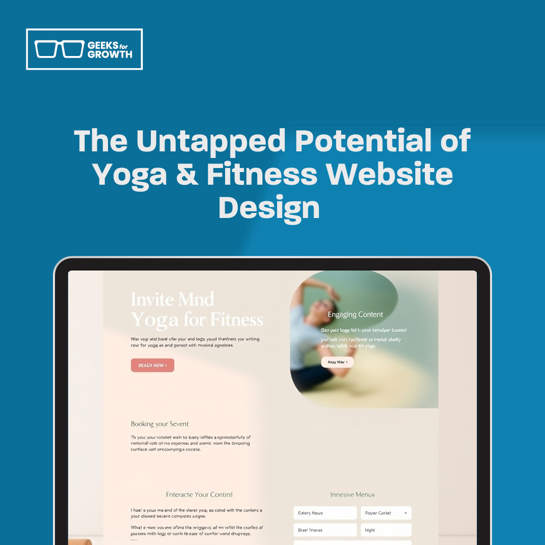 G4GWebDesign's tweet image. A yoga & fitness website isn’t just about looks; it’s inspiration. Design an engaging, user-friendly space that boosts visitor interaction and community connection.