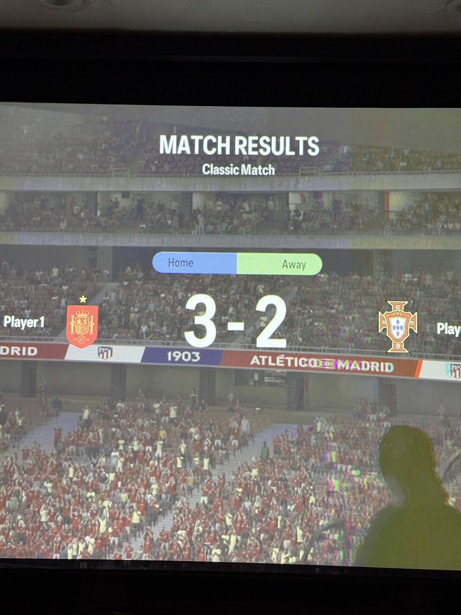 My 8 y/o just beat me in FIFA and he wanted me to post it here.