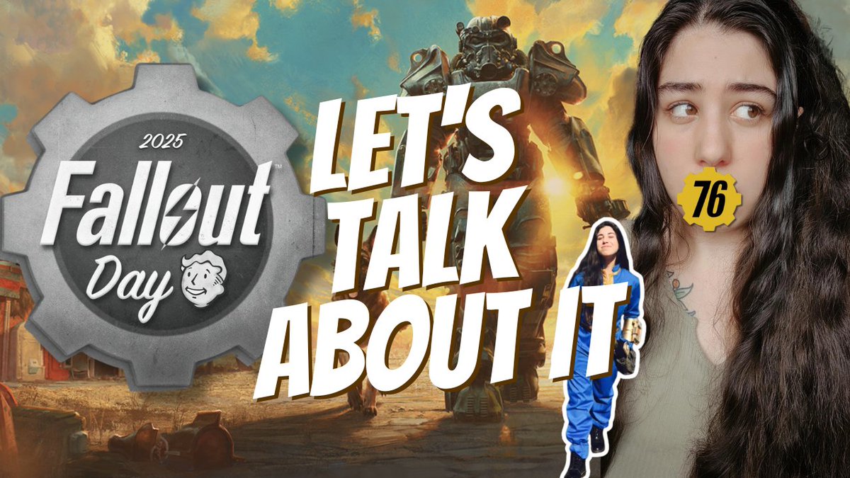 Elly 🐰🕹 (@ellythegeek) on Twitter photo Happy Belated #FalloutDay!
I felt and observed a LOT of feelings during the showcase- let's talk about it!
Watch: youtu.be/Hm22uM2KKQY
#Fallout #FalloutNewVegas #Fallout4 #Fallout76 Happy Belated #FalloutDay!
I felt and observed a LOT of feelings during the showcase- let's talk about it!
Watch: youtu.be/Hm22uM2KKQY
#Fallout #FalloutNewVegas #Fallout4 #Fallout76