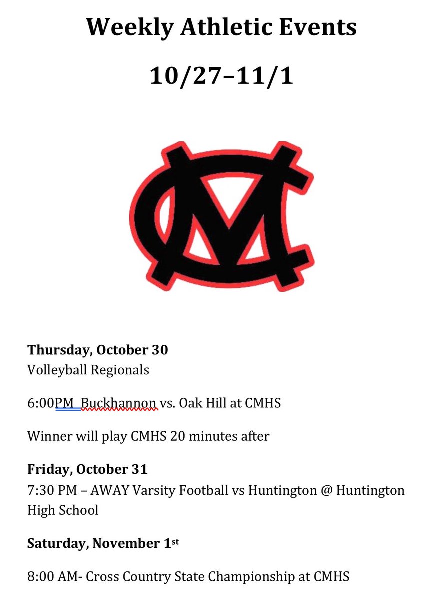 CabellMidlandAthletics tweet media