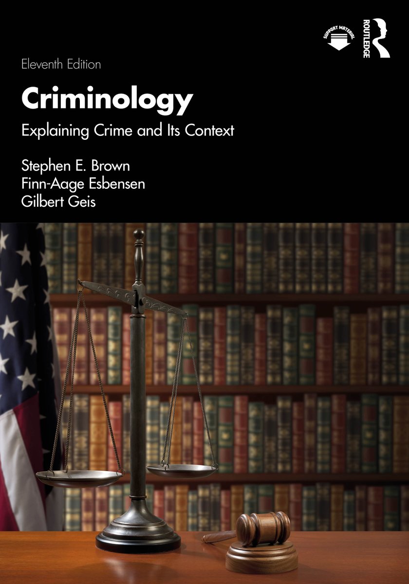 CJ_Editor's tweet image. On the program TODAY at @ASCRM41 #ASCinDC25: Finn-Aage Esbensen on #CriminogenicFactors Impacting #FinancialOutcomes in Early Adulthood, 2-3:20pm, Liberty Salon N

See his #Criminology text (w/ Brown &amp;amp; Geis) at: routledge.com/Criminology-Ex…

#ASC2025 #GREAT