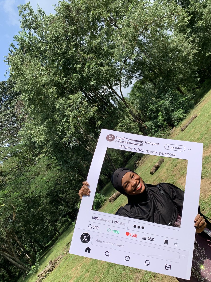 RufaiFathia38's tweet photo. Equals Oyo Hangout โ๏ธโ๏ธ @SirDavidBent
Botanical Garden in University of Ibadan
I had a great day๐ฏโค๏ธ
#EqualsAnniversary1 #Equalscommunity https://t.co/lozbK3bhED