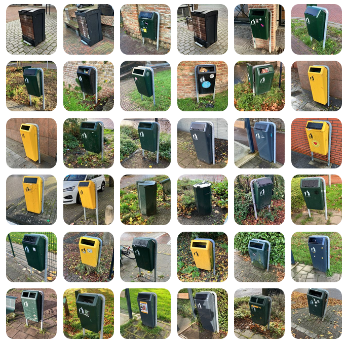 Lekjutter's tweet image. Vandaag fietste de Lekjutter 21 km. kriskras door Vianen en zette hij 266 prullenbakken op de foto in het kader van de 2de Nationale Prullenbak Teldag.
Er was er niet een opengebroken door #statiegeldjagers en er lag ook nergens zwerfafval omheen.
#nationaleprullenbakteldag2025