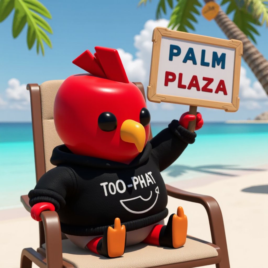 Too-Phat just dropped new heat for the <a href="/niftyisland/">Nifty Island 🏝</a>  family!

My 1/1 original song, "Palm Plaza," is officially live in the marketplace! You can purchase it with Pearls right now.

This is a track I wrote and recorded. NO AI was used in production. Proud to support organic human